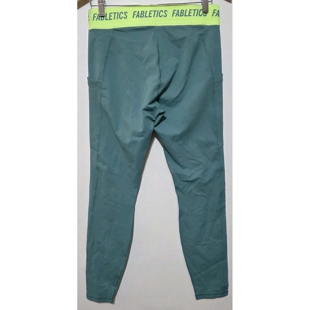 NWT‎ Fabletics Oasis High Rise Ribbed Legging On The Go Fusion Active 3pc Sz L - Picture 4 of 15